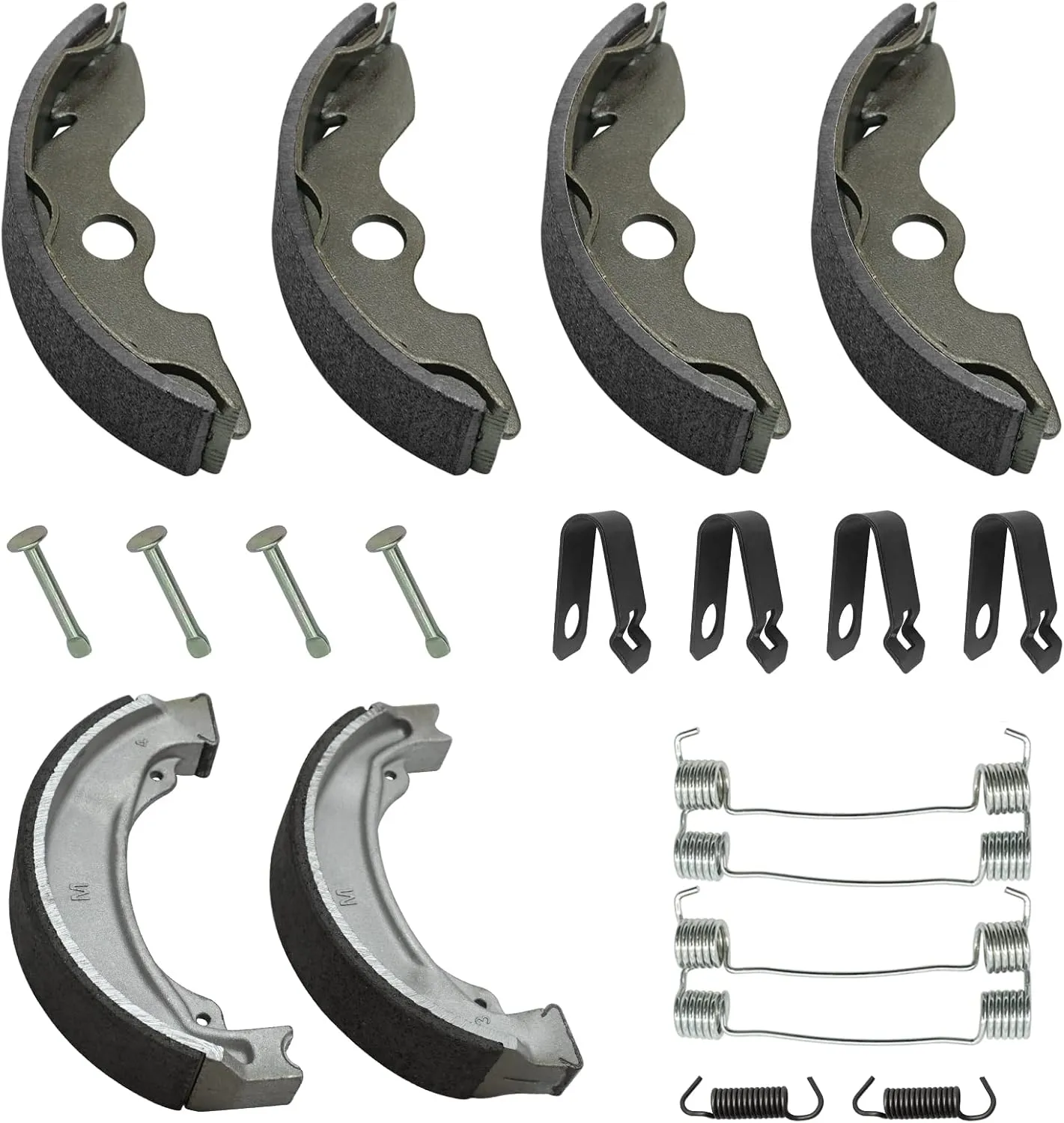 Front & Rear Brake Shoes Kit for Honda Recon 250 1997-2022, 06450-HC4-900 06430-HM8-A10 06430-HM8-A00
