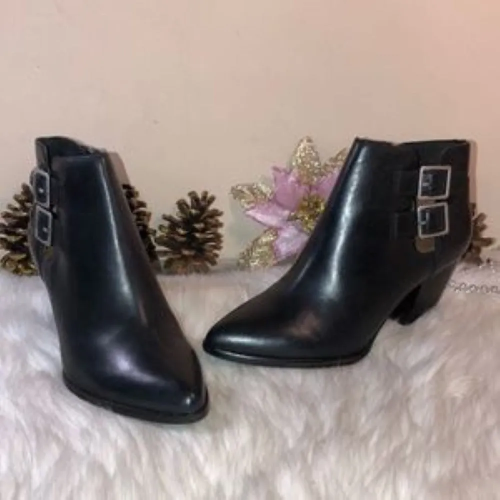 Frye Leather Pointed Toe Ankle Fashion Boots