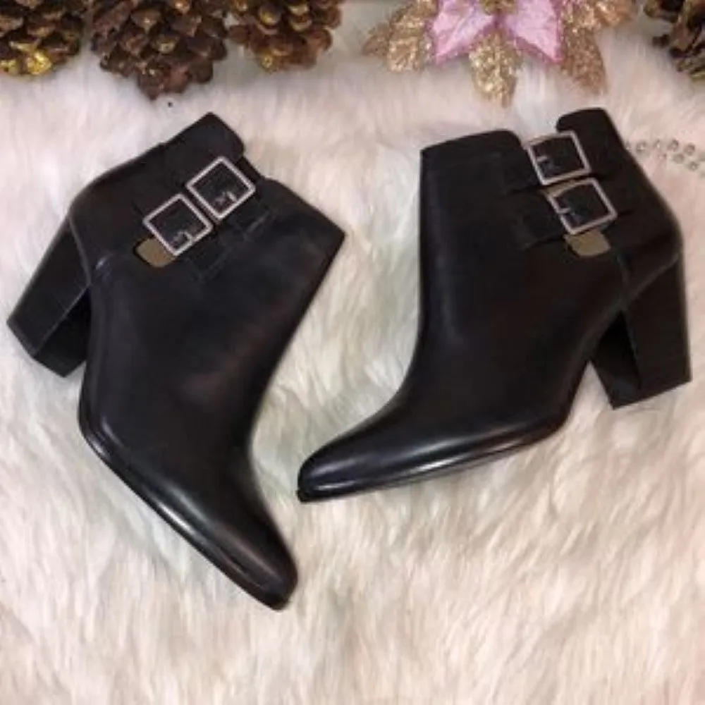Frye Leather Pointed Toe Ankle Fashion Boots
