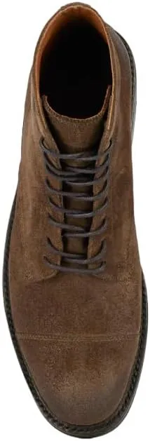 Frye Seth Cap Toe Lace Up Boot - Men's Premium Leather Dress Shoe, Classic Style, Durable Construction, Versatile Comfort