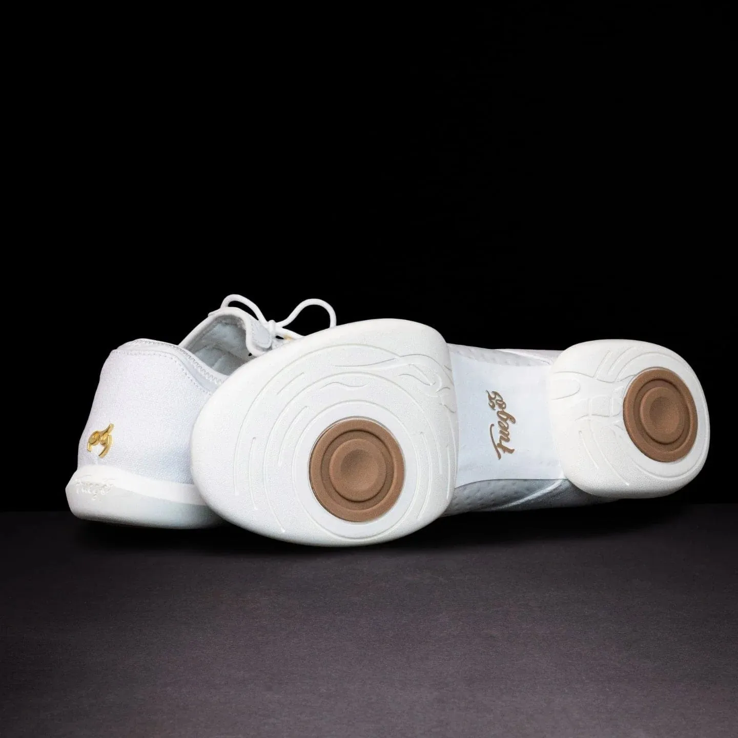 Fuego Sneakers White Lightweight Split-Sole Dance Shoes