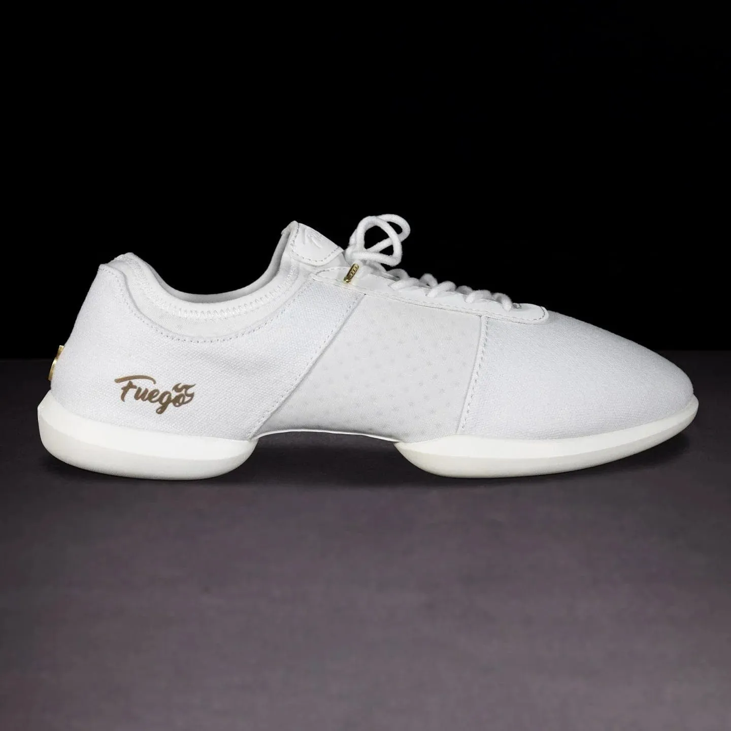Fuego Sneakers White Lightweight Split-Sole Dance Shoes