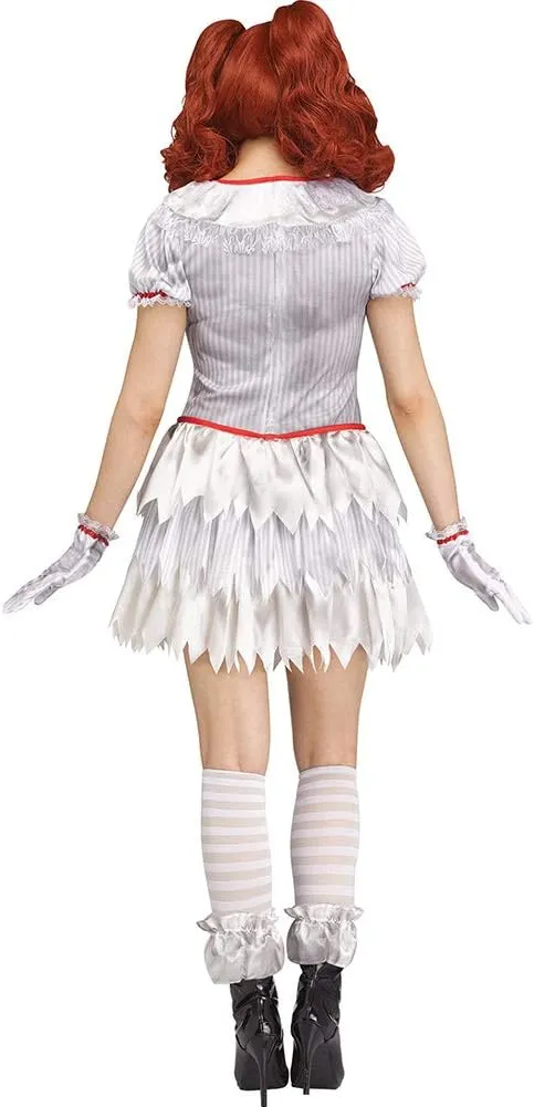 Fun World Womens Carnival Clown Adult Costume