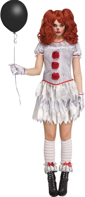 Fun World Womens Carnival Clown Adult Costume