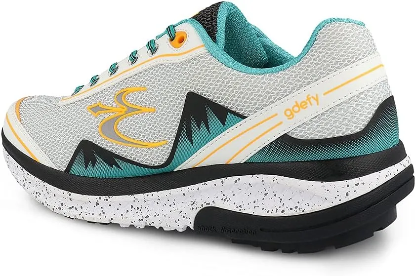 G-DEFY Mighty Walk Men’s Orthopedic Walking Shoe | VersoShock Technology for Pain Associated with Running | Prolonged Standing | Arch Support | Diabetic Shoes | Wide Shoes | Free Custom Orthotic