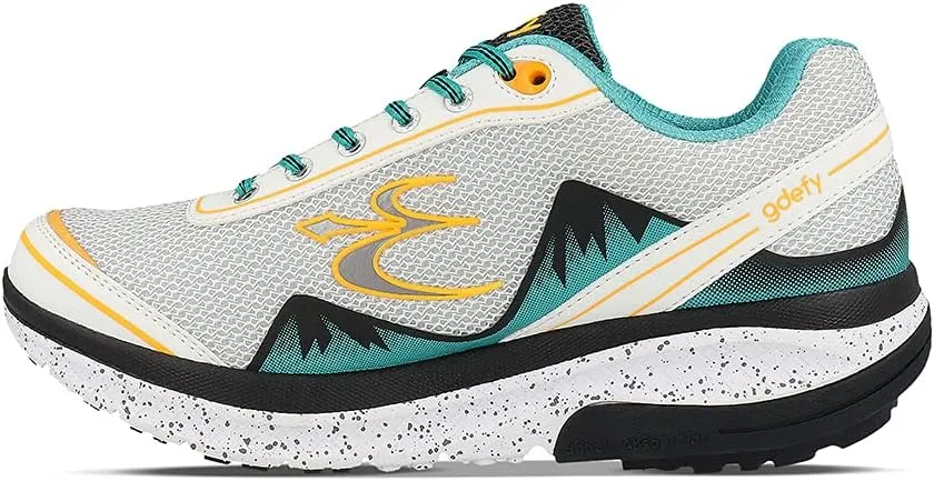 G-DEFY Mighty Walk Men’s Orthopedic Walking Shoe | VersoShock Technology for Pain Associated with Running | Prolonged Standing | Arch Support | Diabetic Shoes | Wide Shoes | Free Custom Orthotic