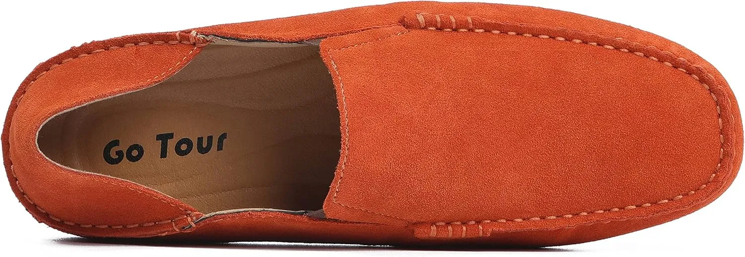 Go Tour Handmade Mens Casual Loafers Moccasins Slip On Driving Shoes
