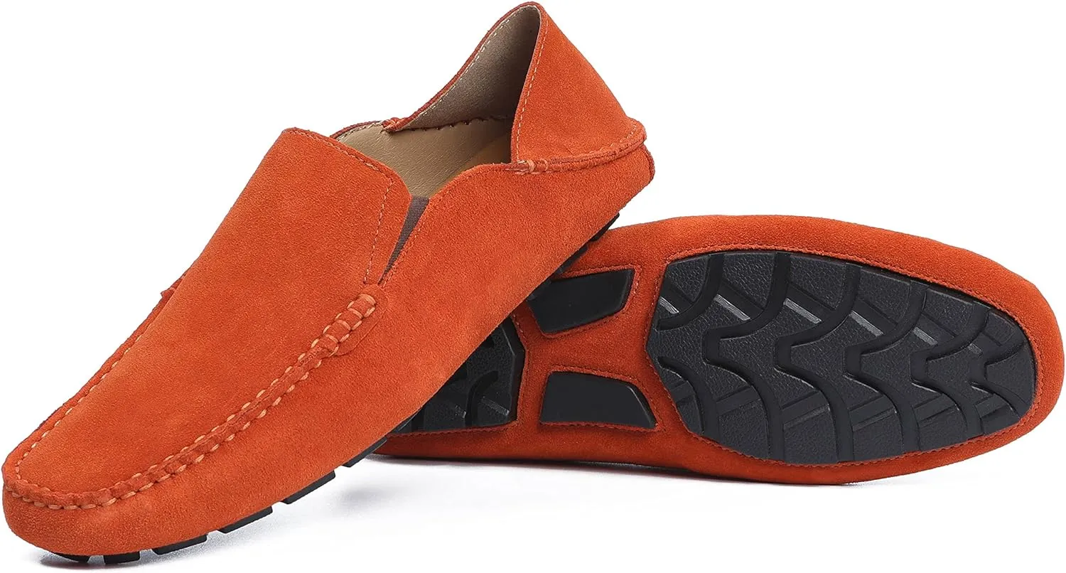 Go Tour Handmade Mens Casual Loafers Moccasins Slip On Driving Shoes