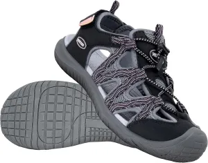 GRITION Hiking Sandals Women Closed Toe, Waterproof Lightweight Adjustable Hiking Athletic Sandals, Breathable For Beach Summer Adventure Comfortable Outdoor Sport