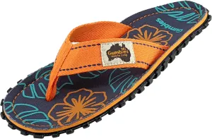 Gumbies Islander Flip-Flops | Unisex Classic Canvas Flip-Flops with Recycled Rubber Outsole & Cotton Footbed | Contoured, Lightweight & Everyday Comfortable