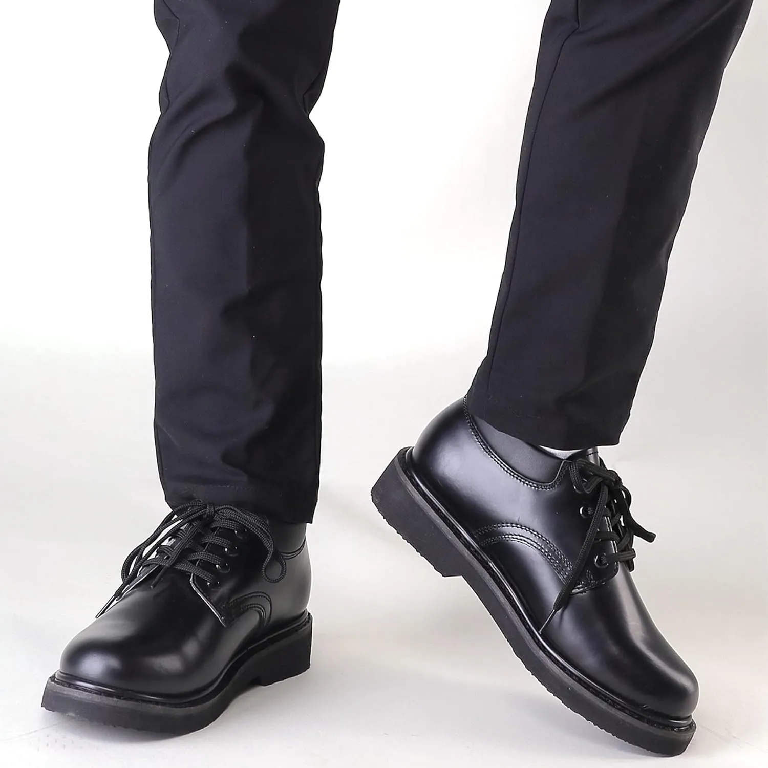 HANDPOINT Oxford Men's Black Slip Resistant Durable Fashion Breathable EH Work Shoe 82102