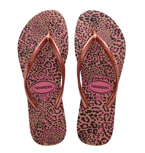 HAVAIANAS SLIM ANIMALS - CROCUS ROSE.GOLDEN BLUSH