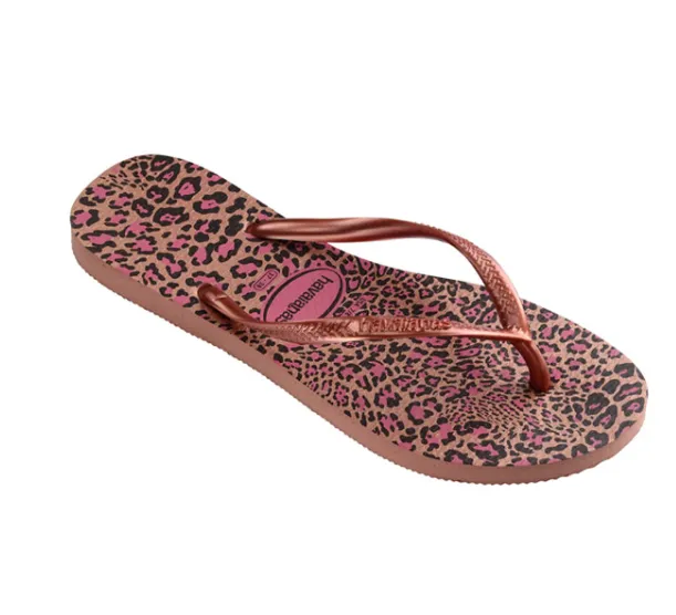 HAVAIANAS SLIM ANIMALS - CROCUS ROSE.GOLDEN BLUSH