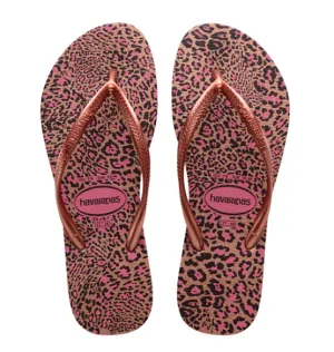 HAVAIANAS SLIM ANIMALS - CROCUS ROSE.GOLDEN BLUSH
