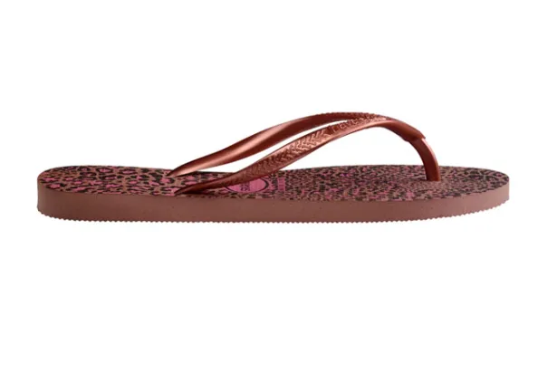 HAVAIANAS SLIM ANIMALS - CROCUS ROSE.GOLDEN BLUSH