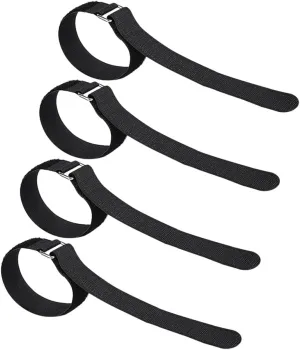 Hemoton 4Pcs Non Slip Outdoor Ice Grippers Strap for Climbing Shoes Crampons Supplies Durable Binding for Hiking Jogging and Activities
