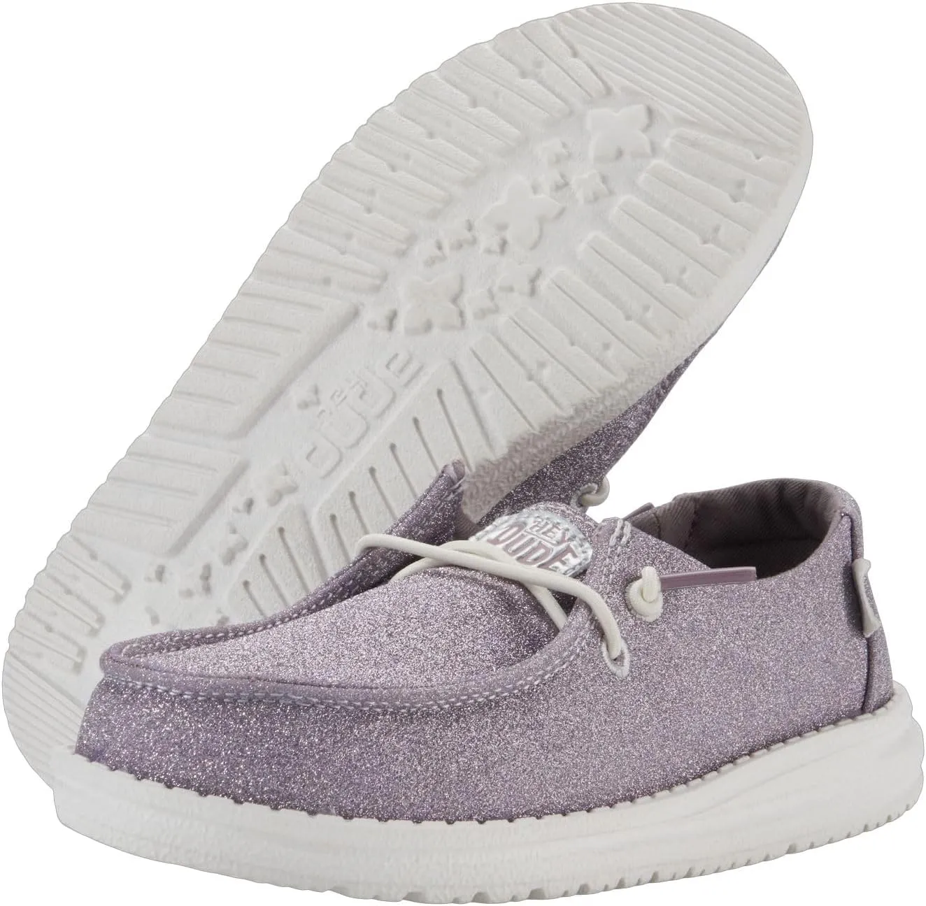 Hey Dude Unisex-Child Wendy Sparkle Kids Loafer