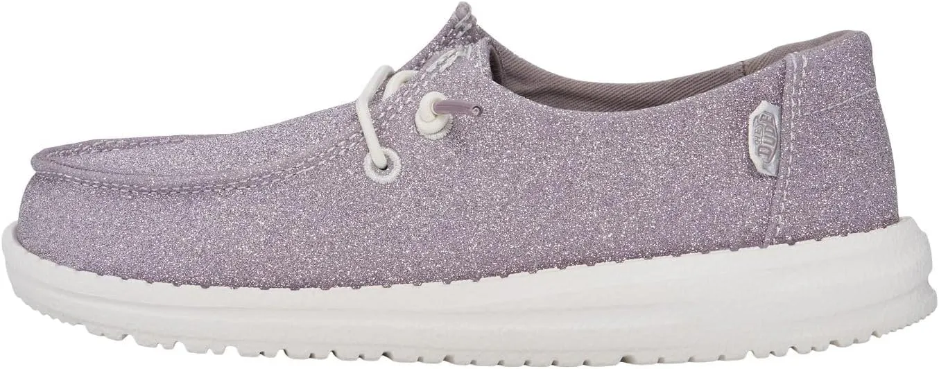 Hey Dude Unisex-Child Wendy Sparkle Kids Loafer