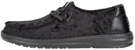 Hey Dude Women's Wendy Crushed Velvet Sneaker