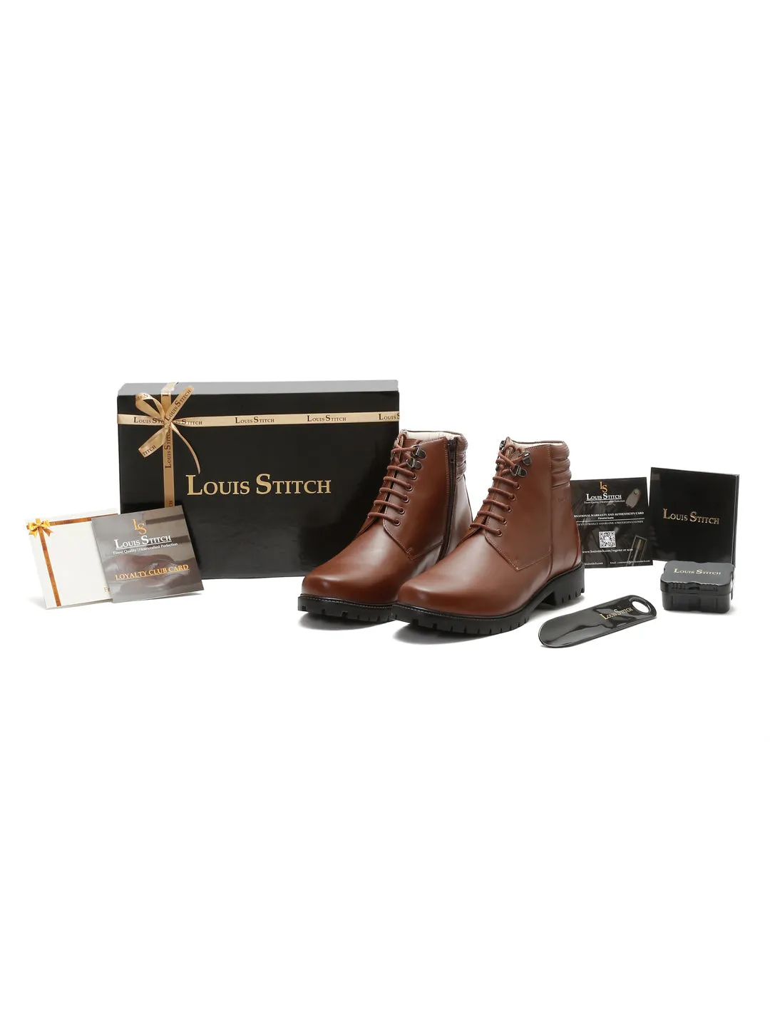 High Ankle Bikers Boots - Handmade Venezia Leather