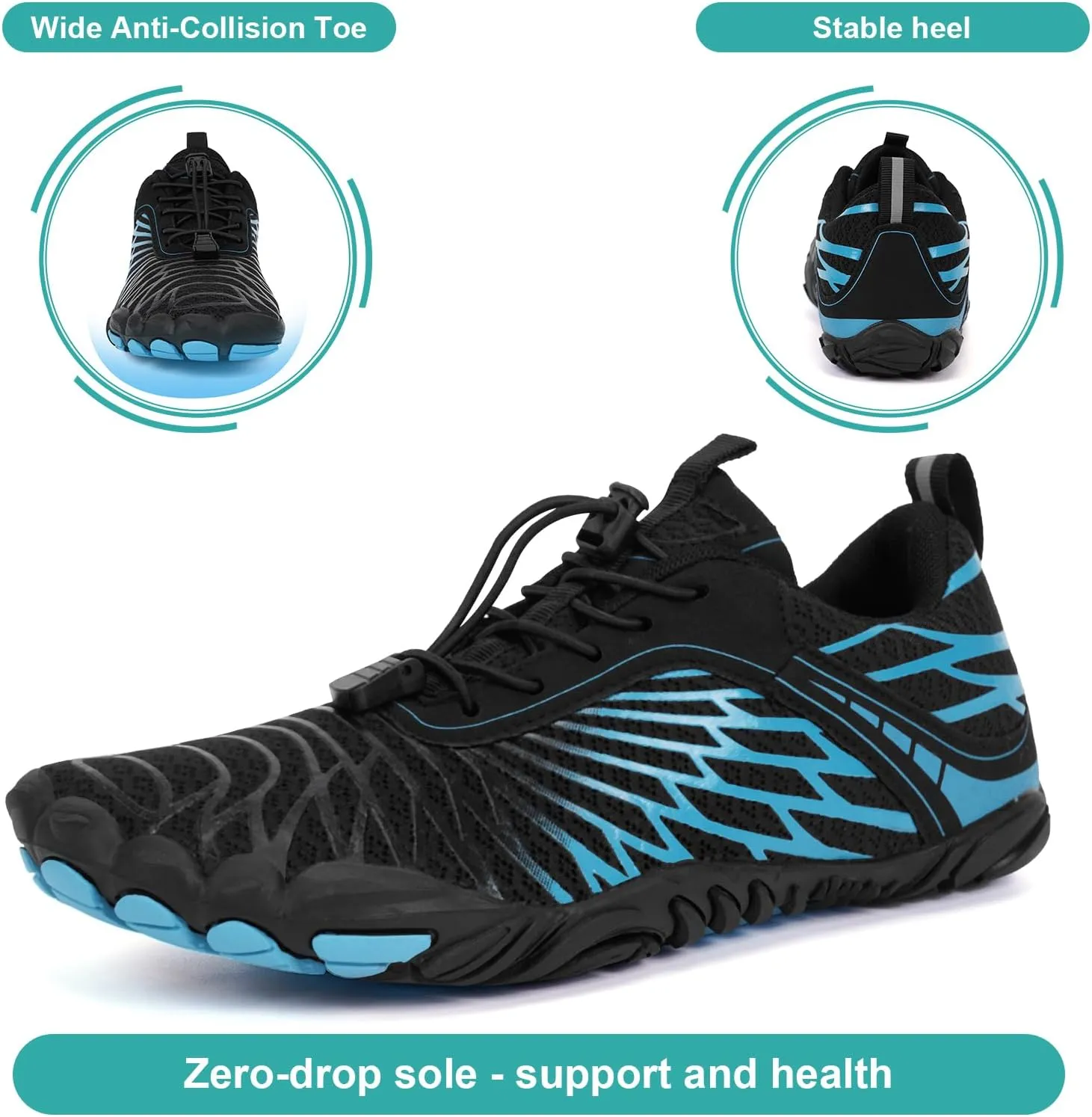 Hike Barefoot Shoes Women Men Non-Slip Healthy Barefoot Shoes Womens Mens Breathable Fashion Trail Rnning Hiking Shoe Womens Mens Wide Toe Zero Drop Shoe