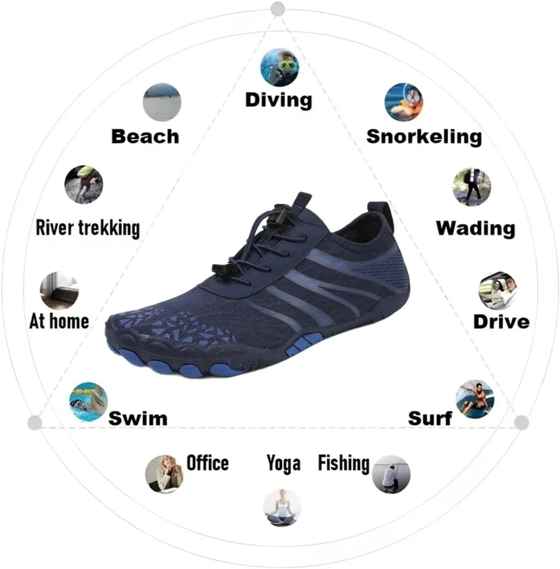 Hike Barefoot Shoes Women,2025 New Hiking Barefoot Shoes for Women Men , Breathable & Non-Slip Athletic Footwear, comfortable breathable zero-drop trail running shoes, Water Shoes Women Men ，quick-drying non-slip wide-toe box water shoes