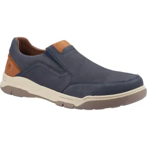 Hush Puppies Men's Fletcher Shoe in Navy/Tan