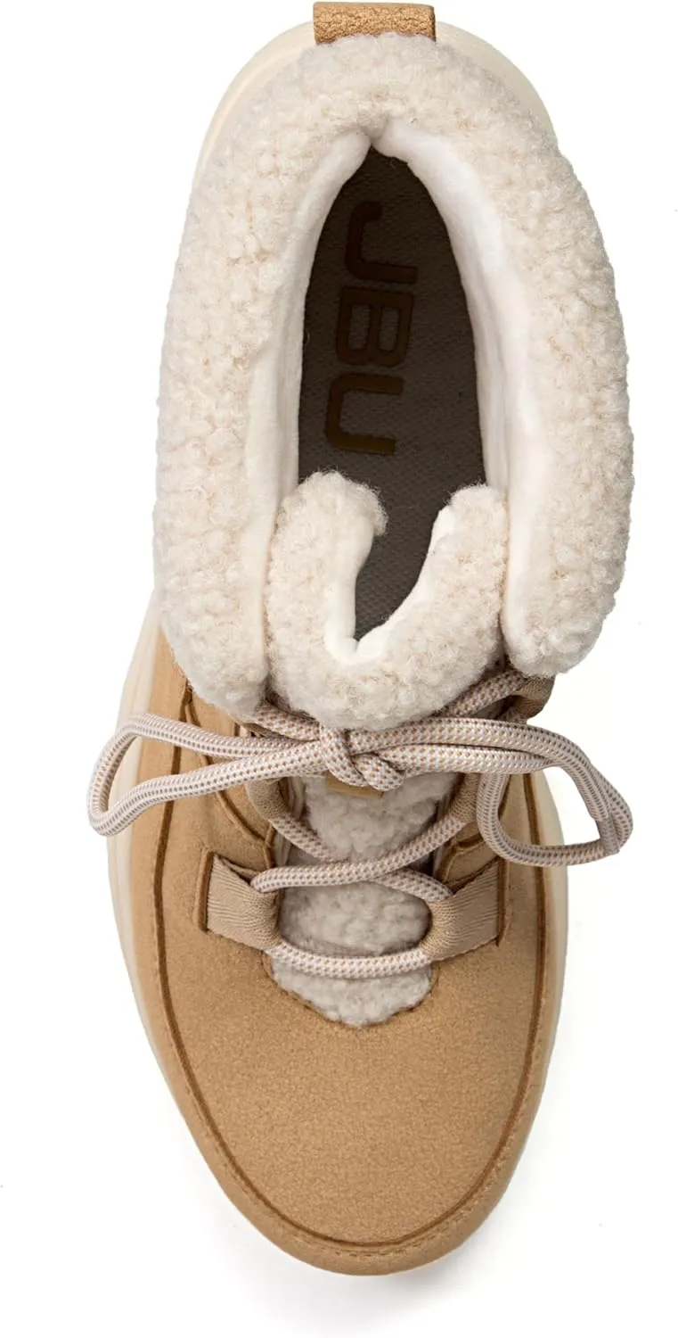 JBU Women's Freeze Lace Up Casual Ankle Winter Boot