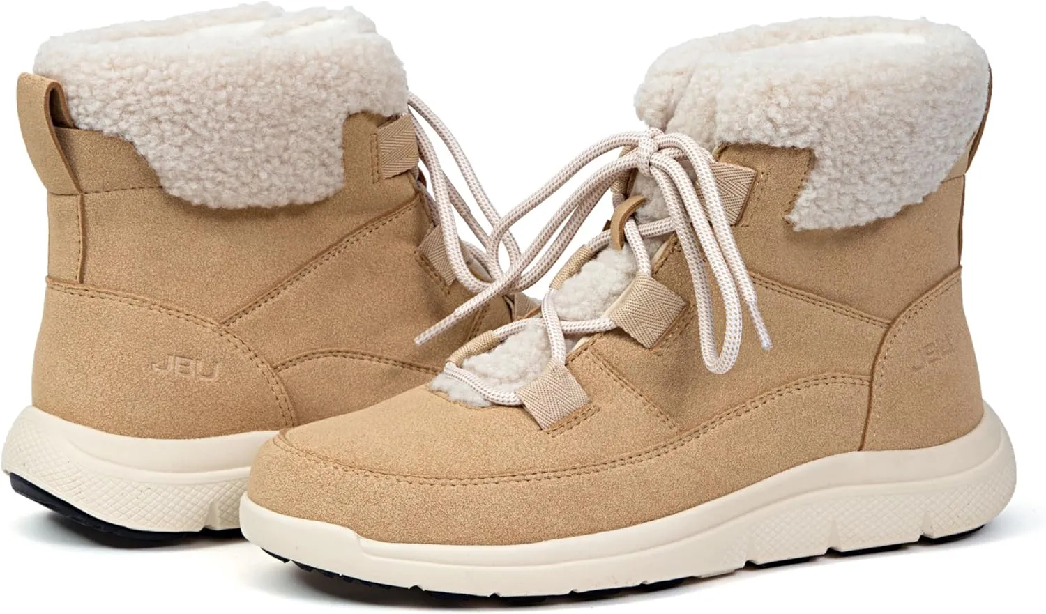JBU Women's Freeze Lace Up Casual Ankle Winter Boot