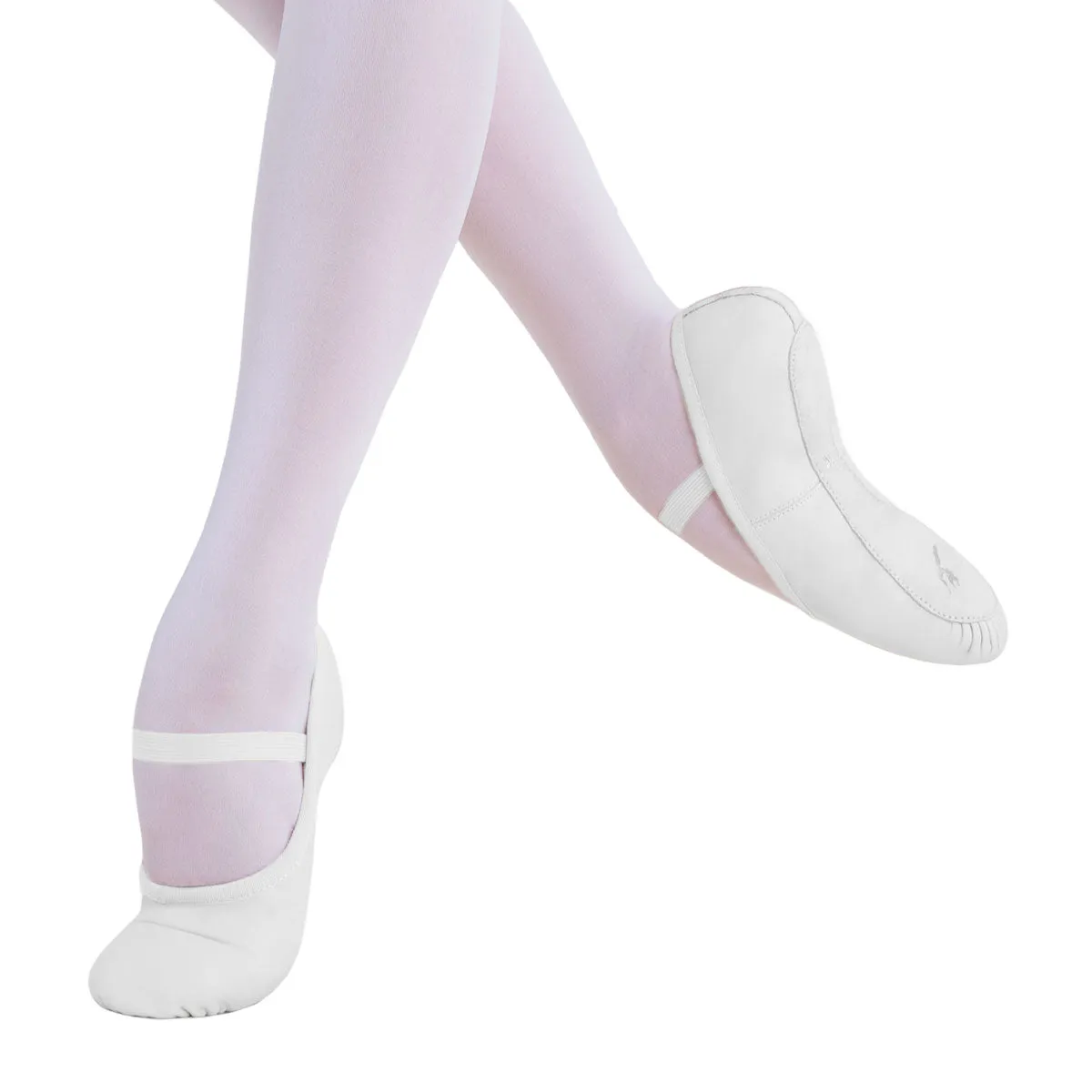 Jesse Ballet Shoe Full Sole - White (Adult)
