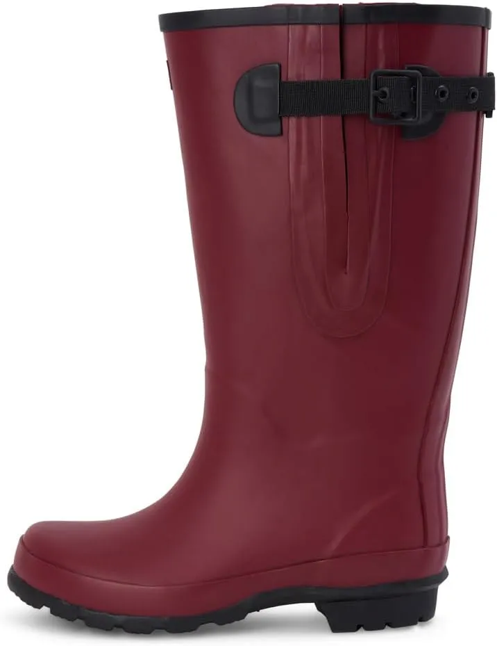 Jileon Extra Wide Calf Rain Boots - Ideal for Wide Feet, Ankles & Calves - Fit 16 to 23” Calves - Durable & Waterproof