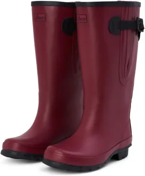 Jileon Extra Wide Calf Rain Boots - Ideal for Wide Feet, Ankles & Calves - Fit 16 to 23” Calves - Durable & Waterproof