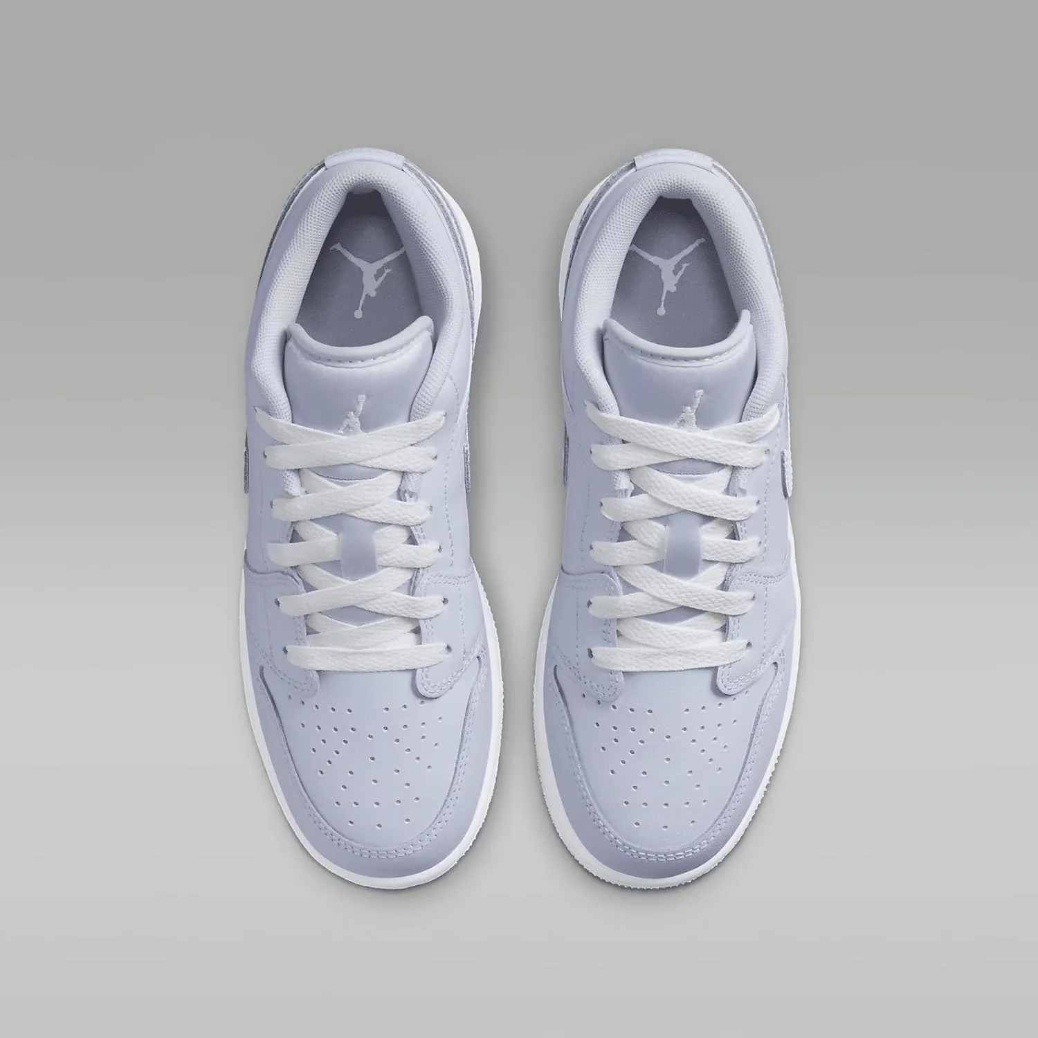 Jordan Air 1 Low Big Kids' Shoes (FV8486-400, Cobalt Bliss/Neutral Grey/White)