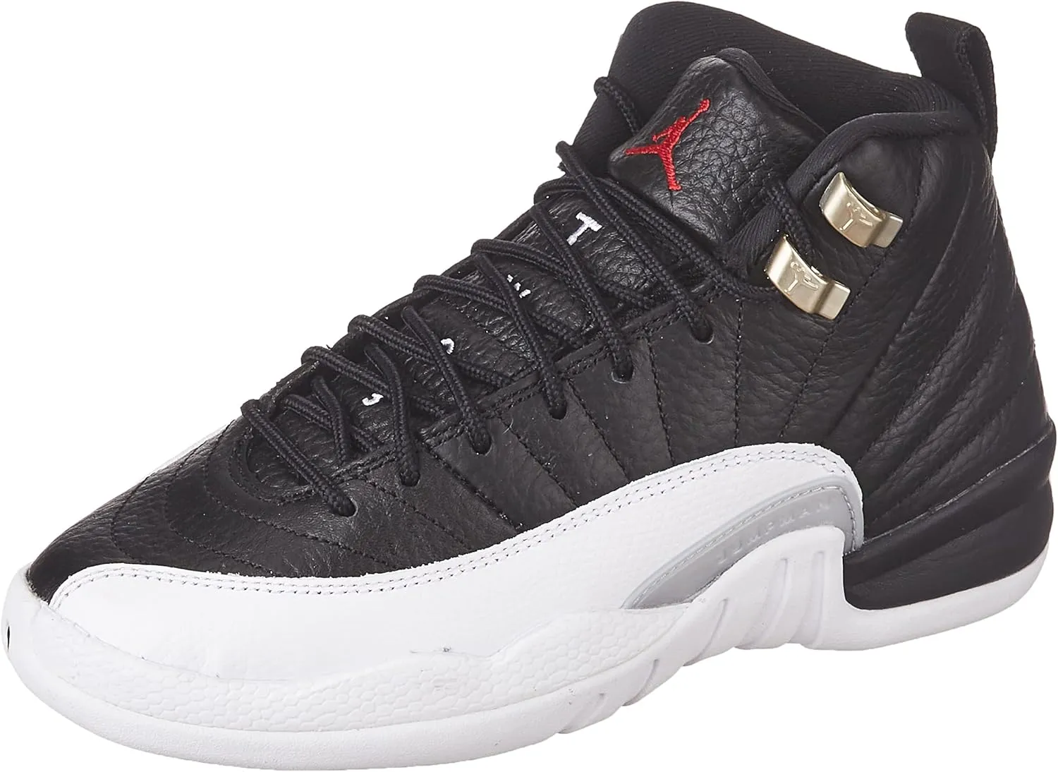 Jordan Boy's Air 12 Retro (Big Kid) Black/Varsity Red/White 4 Big Kid M
