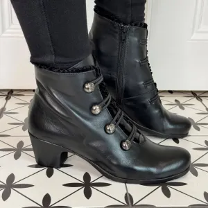Jose Saenz 5176-L Block Heel-BLACK