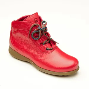 Jose Saenz Red Ankle Boots