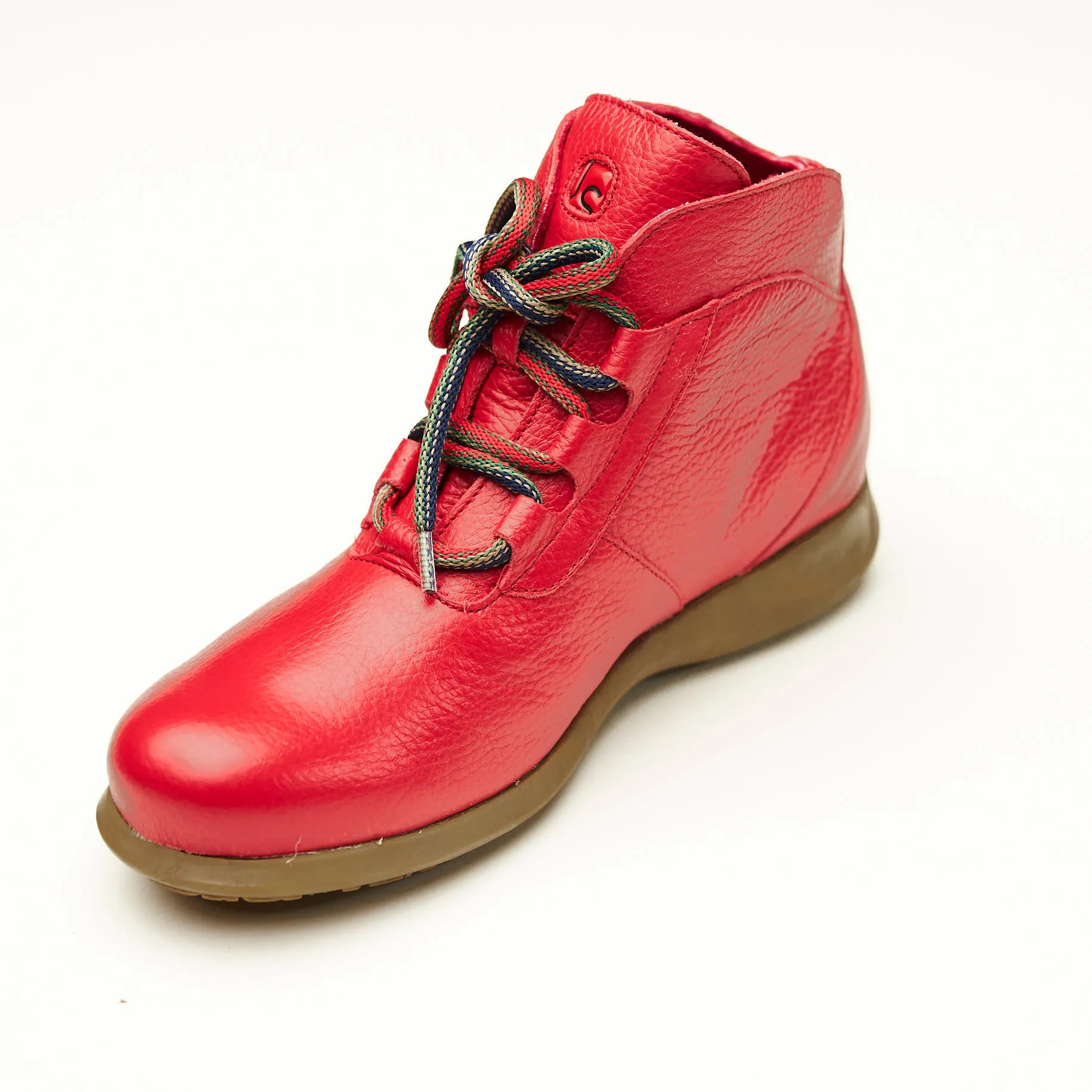 Jose Saenz Red Ankle Boots