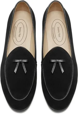 Journey West Suede Tassel Loafer for Women Slip-on Belgian Penny Loafers Shoes for Women in Many Colors