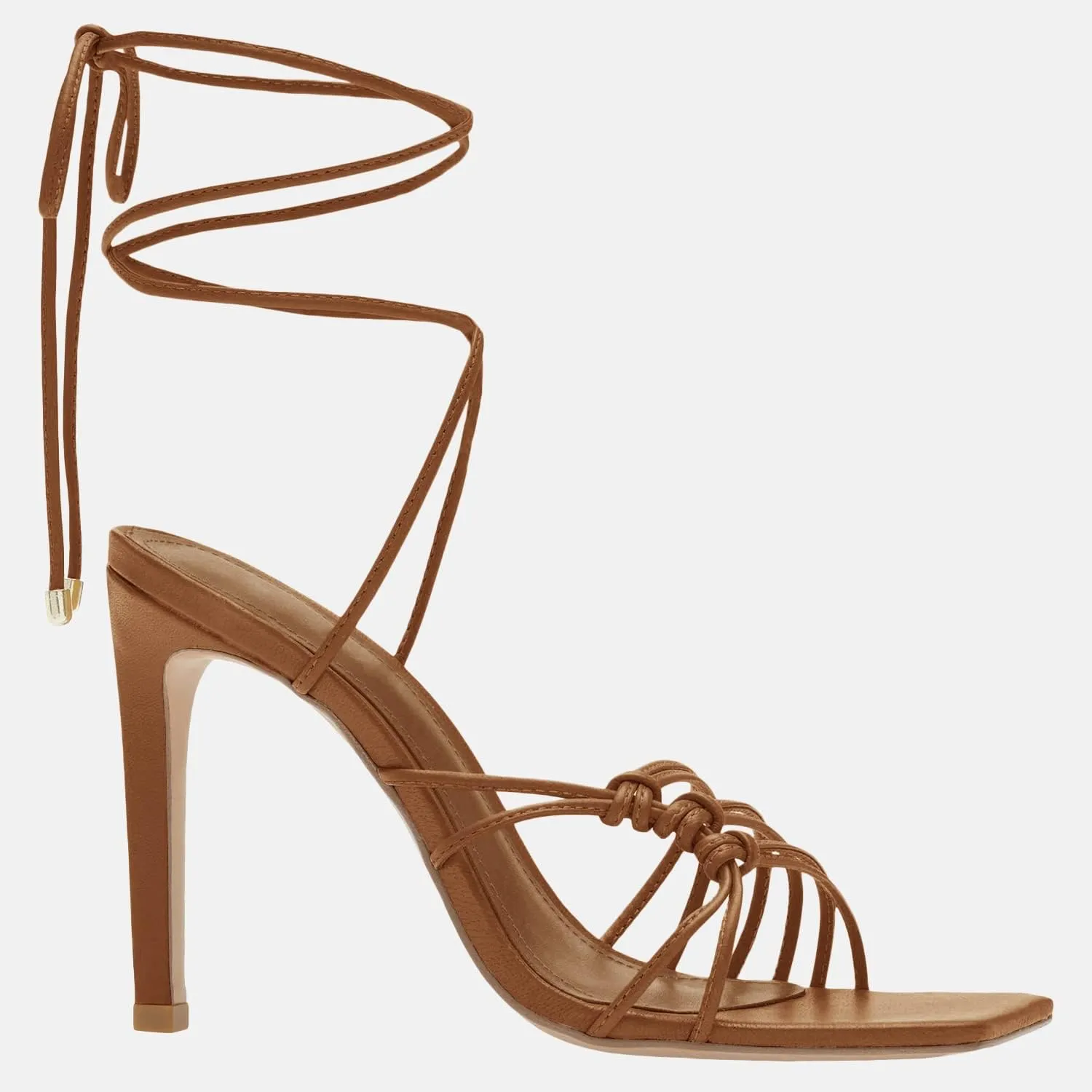 Juliet Holy Womens Lace Up Heeled Sandals Square Open Toe Stiletto Heels Strappy Summer Dressy Shoes