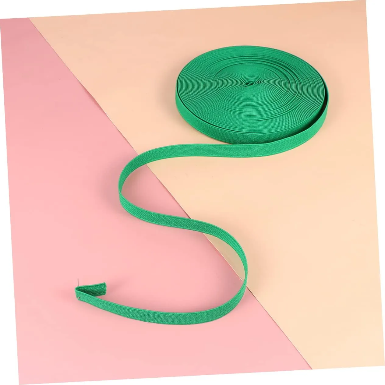KAILIKETIY 1 Roll Thickened Elastic Band for Shoes Green Spool Durable Yarn for Shoe Accessories Crafts