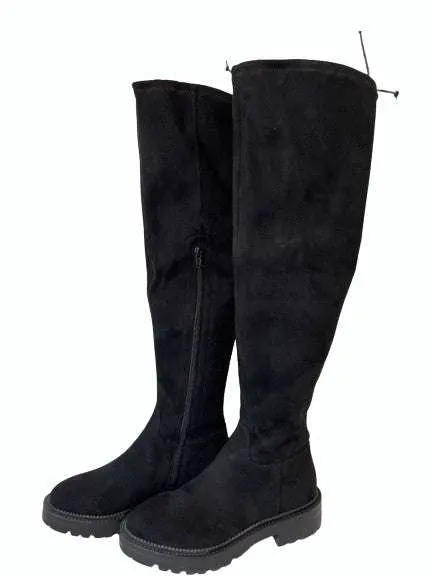 Karen Koo 50063BLK- Tall Boot