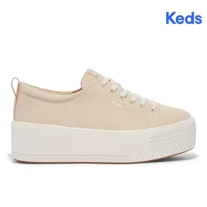 Keds Womens' Skyler Canvas Sneaker Taupe (WF68137)