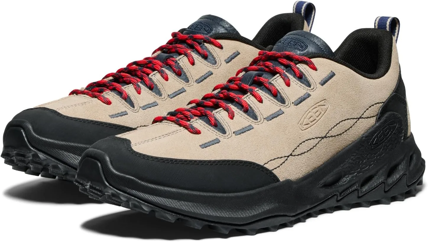 KEEN Men's Jasper Zionic Durable Tread Suede Climbing Approach Style Hiking Shoes