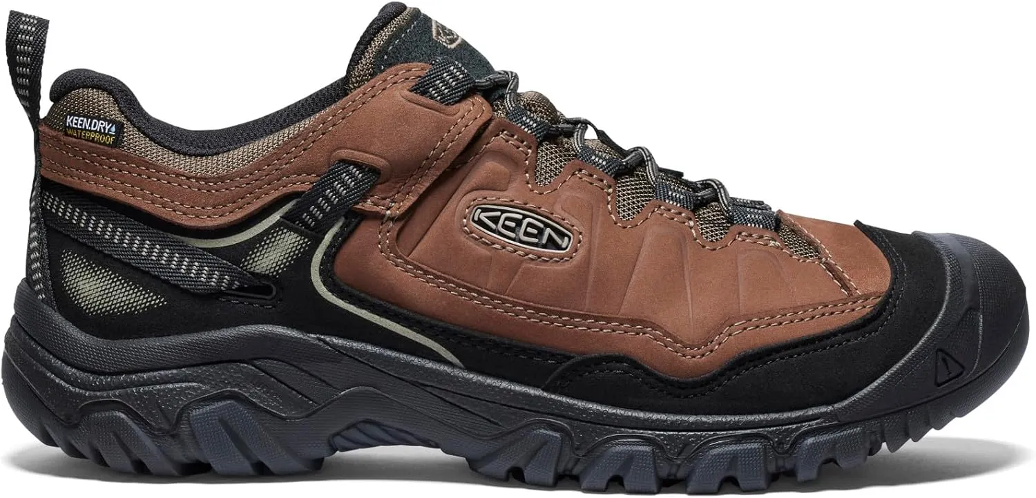KEEN Men's Targhee 4 Low Height Durable Comfortable Waterproof Hiking Shoe