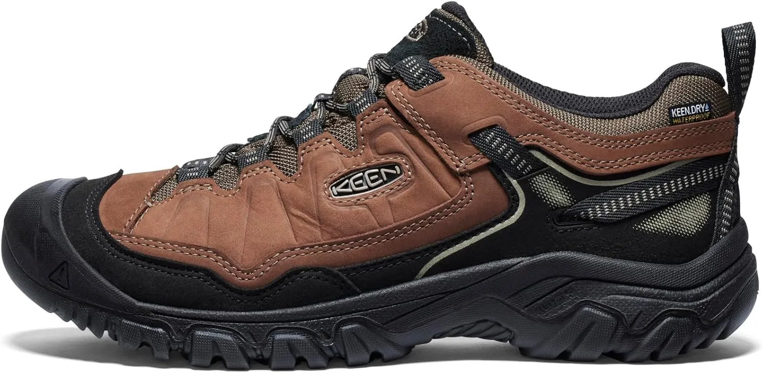 KEEN Men's Targhee 4 Low Height Durable Comfortable Waterproof Hiking Shoe