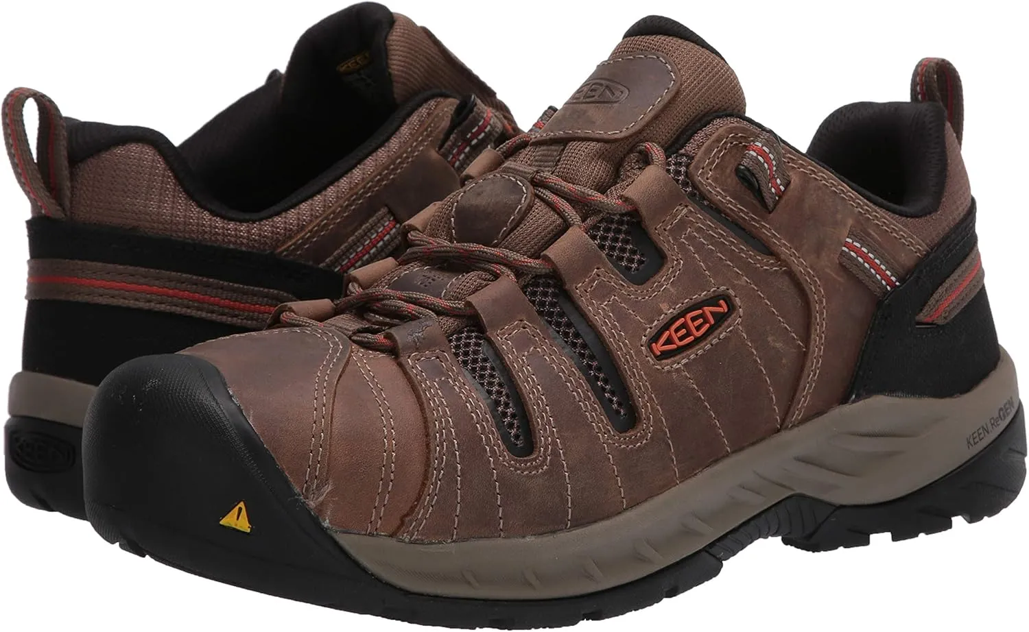 KEEN Utility Men's Flint 2 Low Height Steel Toe Breathable Durable Construction Work Shoe