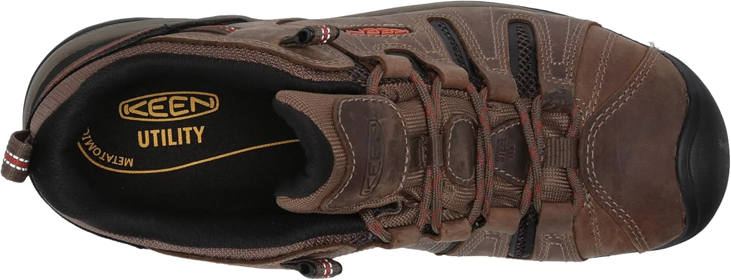 KEEN Utility Men's Flint 2 Low Height Steel Toe Breathable Durable Construction Work Shoe