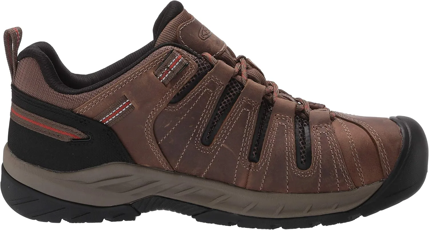 KEEN Utility Men's Flint 2 Low Height Steel Toe Breathable Durable Construction Work Shoe
