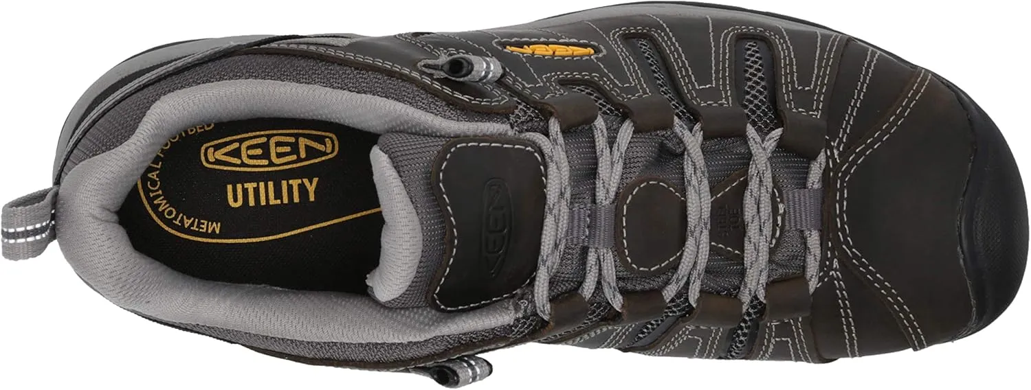 KEEN Utility Men's Flint 2 Low Height Steel Toe Breathable Durable Construction Work Shoe