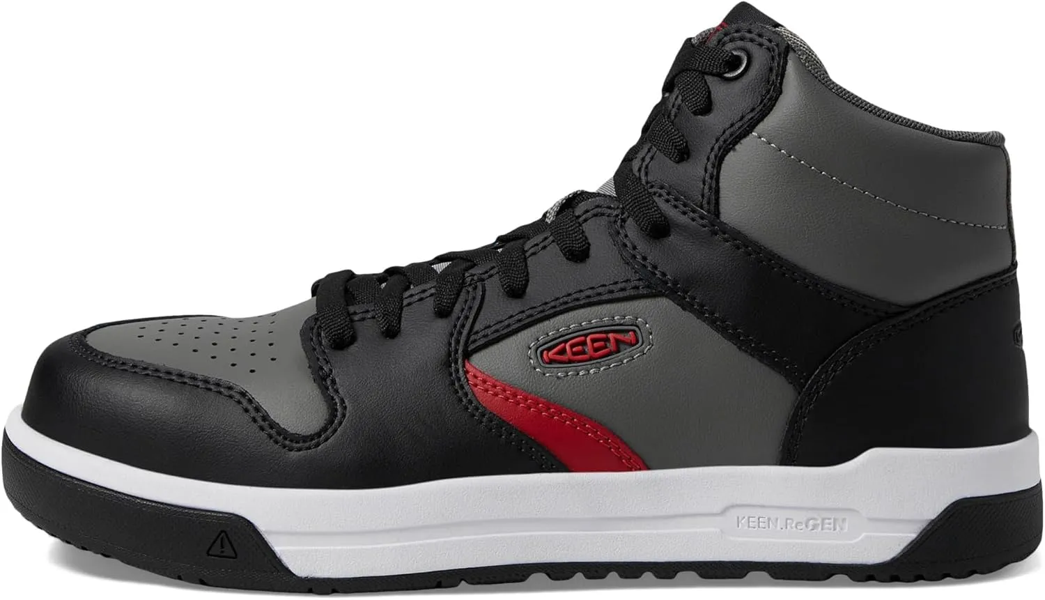 KEEN Utility Men's Overton Mid Height Composite Toe Lightweight Durable Work Sneakers
